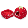 PawsPillow Strawberry Bed Cum House for Cat by pawspillow