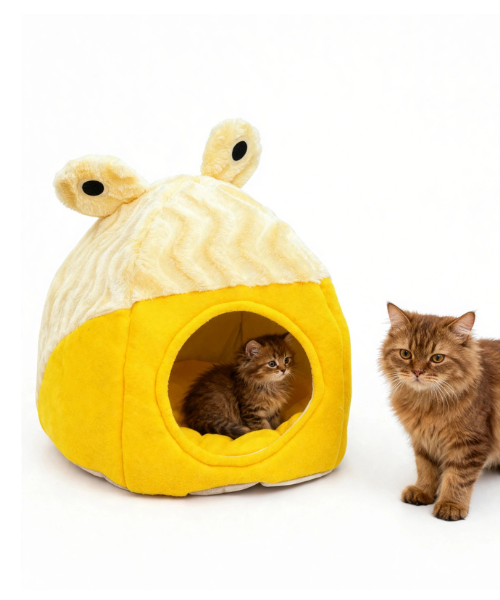 PawsPillow Snail Pet Bed Cum House