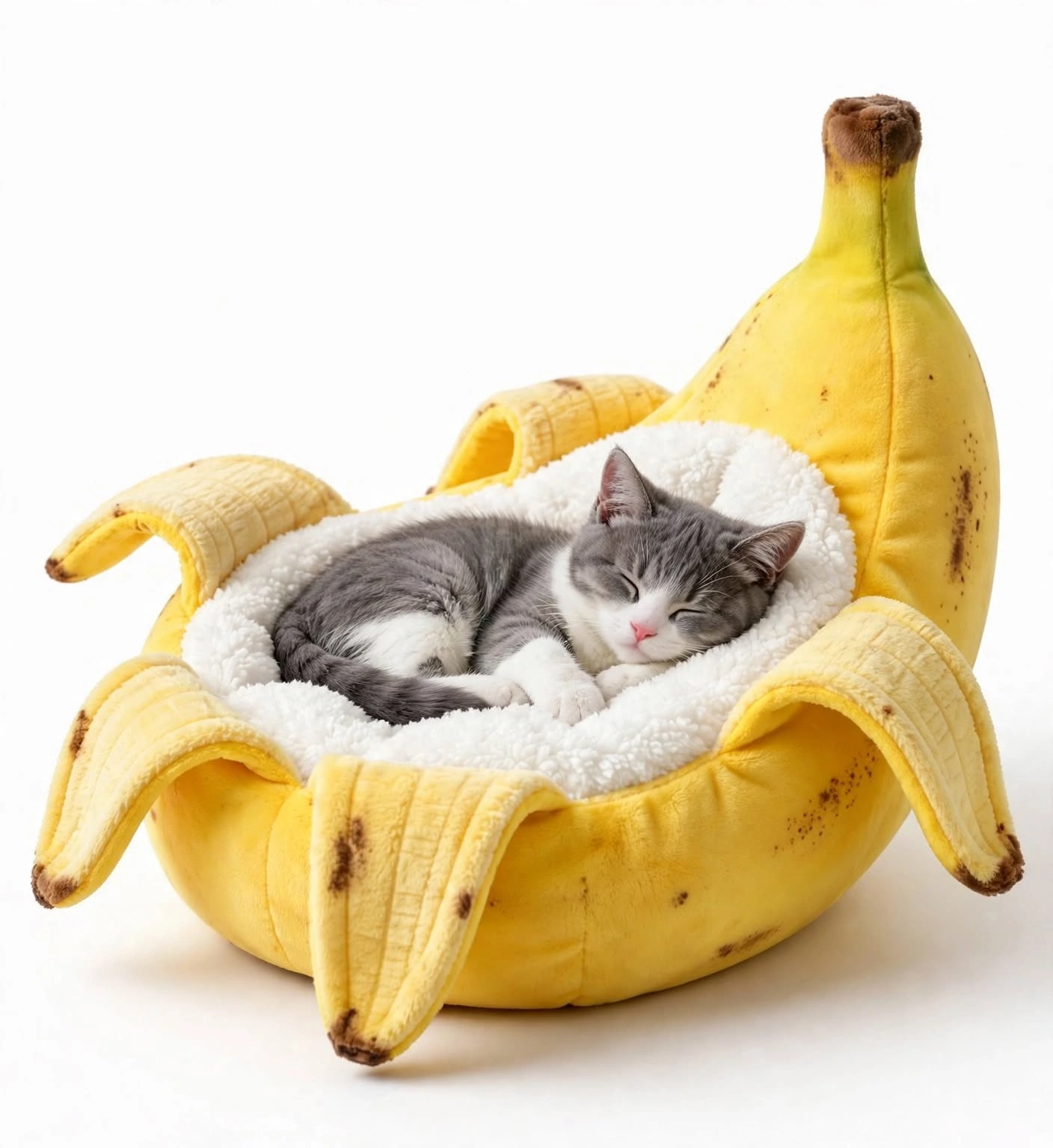 banana_cat_bed by pawspillow