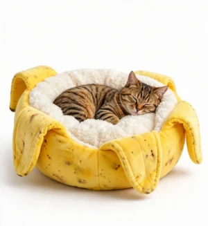 banana_plush_cat_bed banana_plush_cat_bed by pawspillow