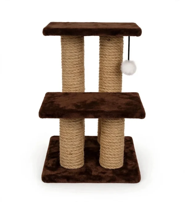 brown_cat_scratching_post brown_cat_scratching_ by pawspillow