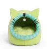 lime_green_cat_house PawsPillow Cat Ear Bed Nest