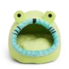 lime_green_frog_pet_bed lime_green_frog_pet_bed by pawspillow