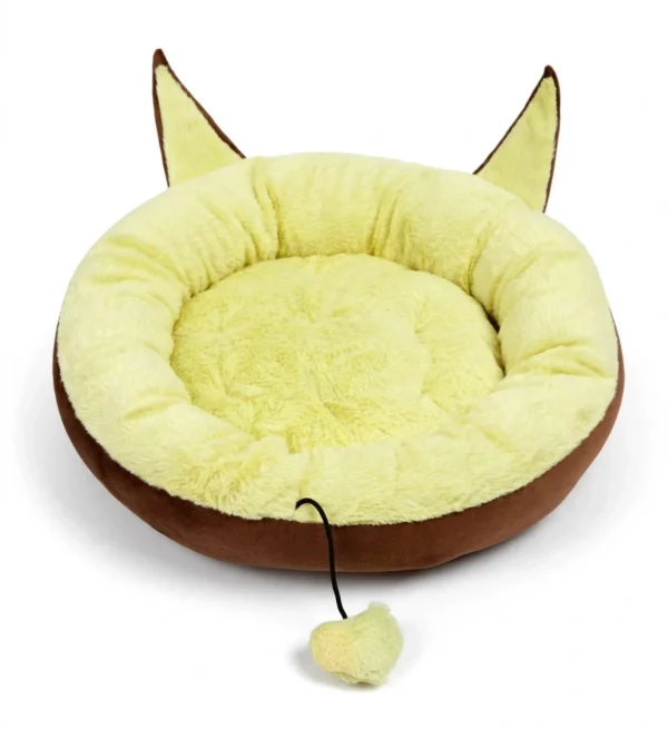 lime_yellow_cat_bed lime_yellow_cat_bed by pawspillow