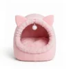 pink_cat_bed PawsPillow Cat Ear Bed Nest