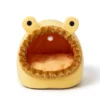 yellow_frog_pet_bed yellow_frog_pet_bed by pawspillow