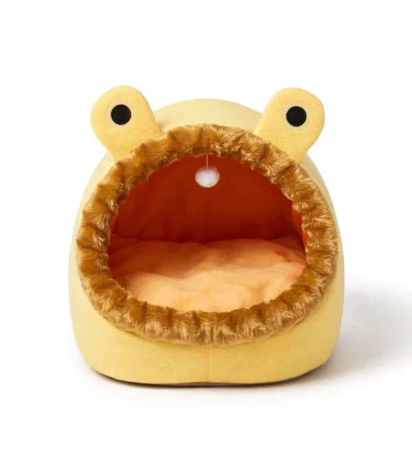 yellow_frog_pet_bed yellow_frog_pet_bed by pawspillow