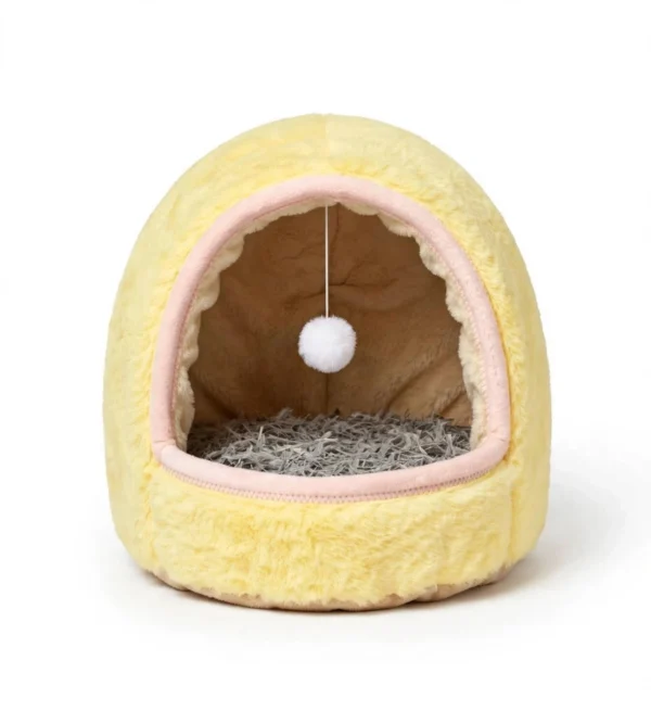 yellow_igloo_pet_house PawsPillow Igloo Pet House